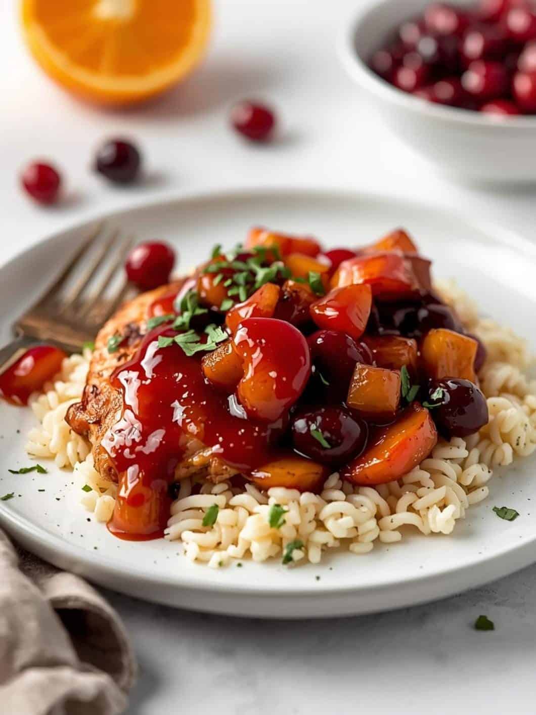 Cranberry BBQ Chicken Skillet: Easy One-Pan Dinner Idea