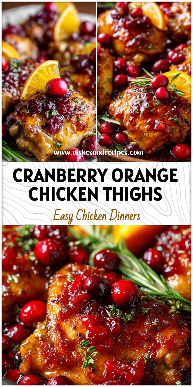 Cranberry Orange Chicken Thighs: Easy Winter Dinner Recipe