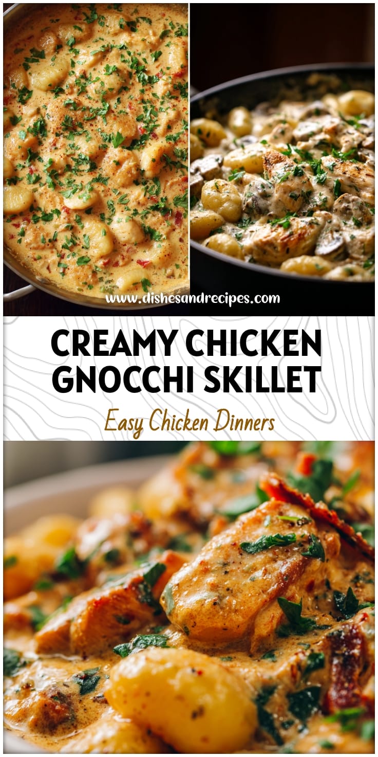 Creamy Chicken Gnocchi Skillet: Quick & Easy Dinner Idea