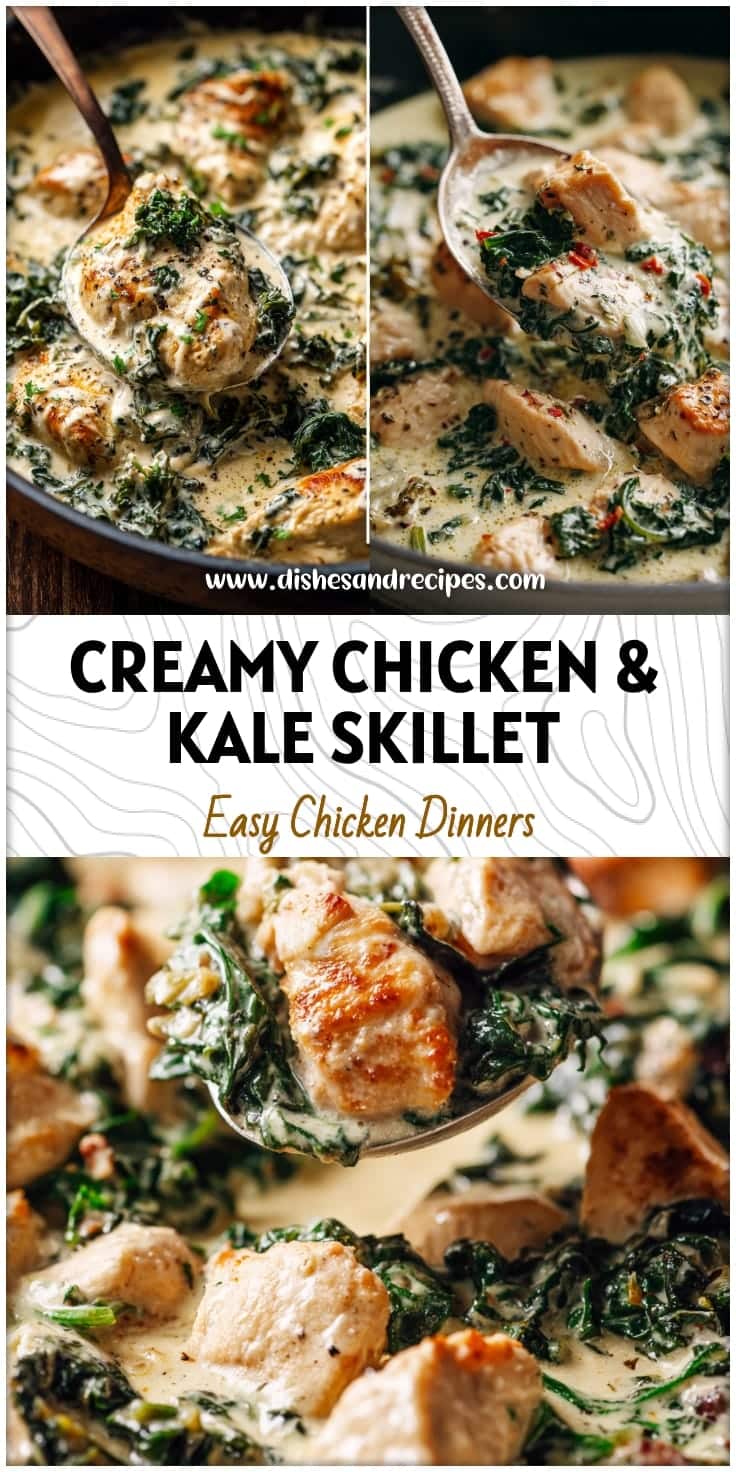 Creamy Chicken & Kale Skillet: Easy Cream Cheese Chicken Recipe 14 Creamy Chicken & Kale Skillet: Easy Cream Cheese Chicken Recipe