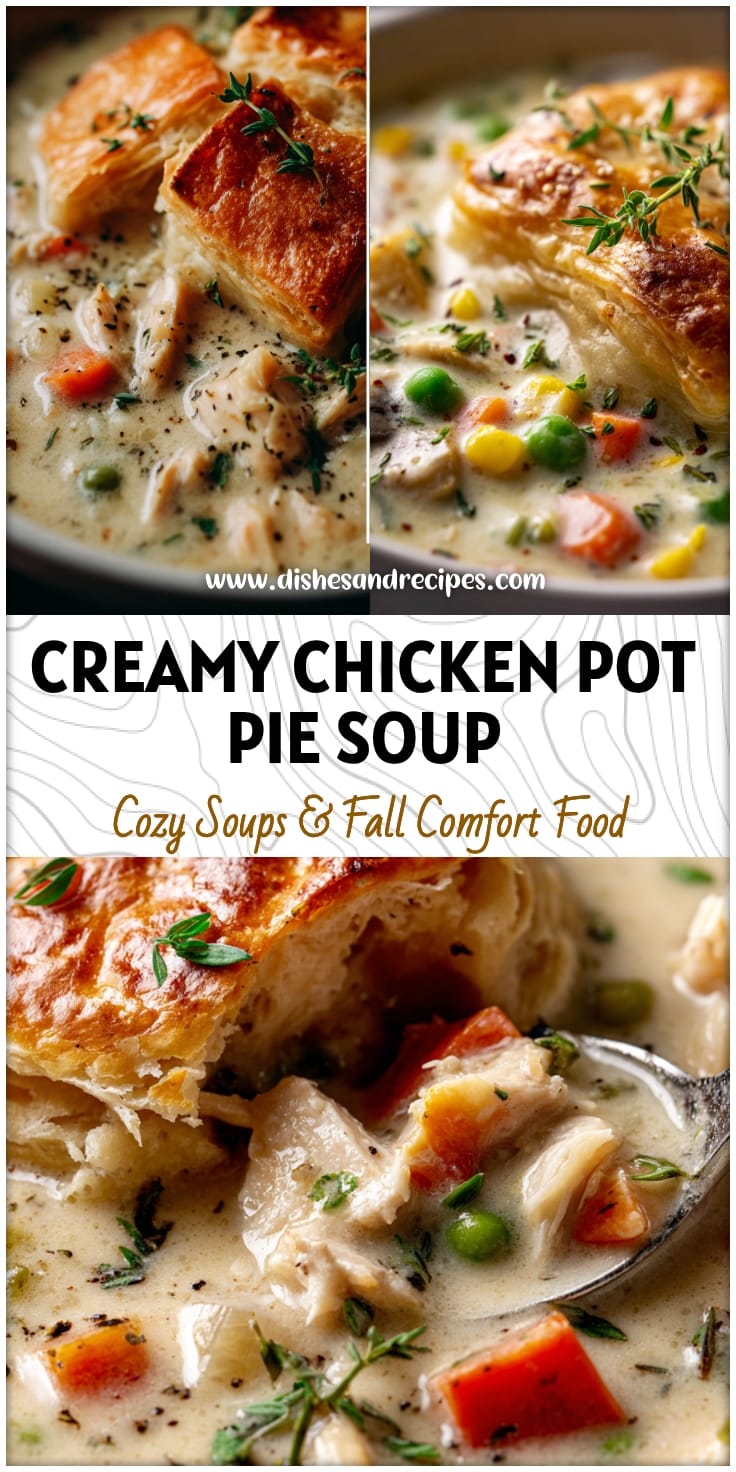 Creamy Chicken Pot Pie Soup Recipe - Easy & Delicious