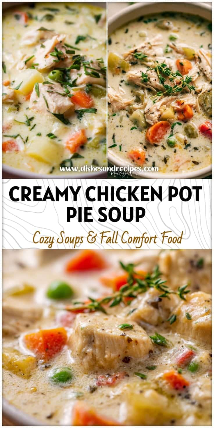 Creamy Chicken Pot Pie Soup Recipe