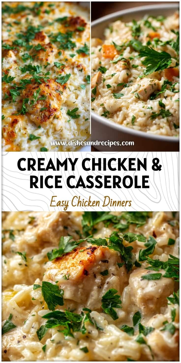 Creamy Chicken & Rice Casserole: Easy One-Pan Dinner Idea
