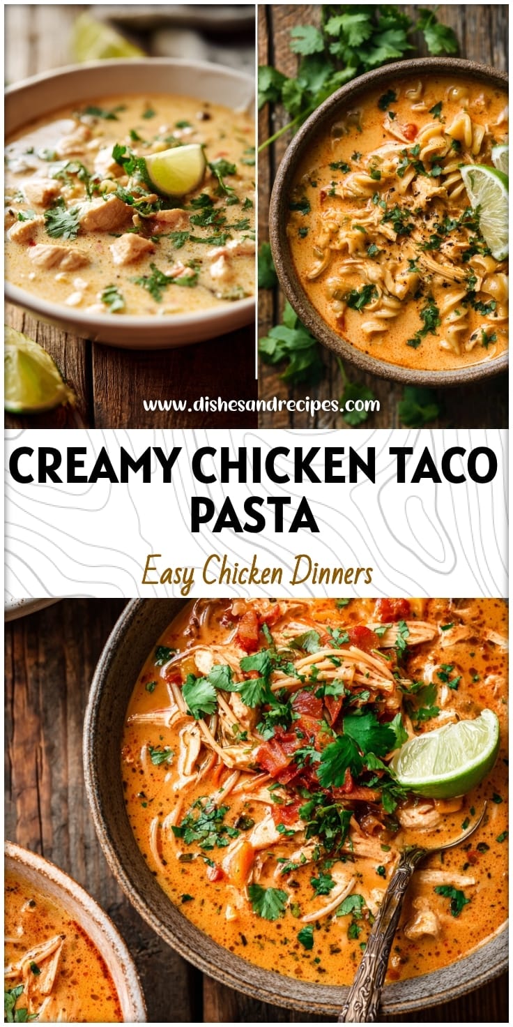 Creamy Chicken Taco Pasta: Easy Weeknight Dinner Idea