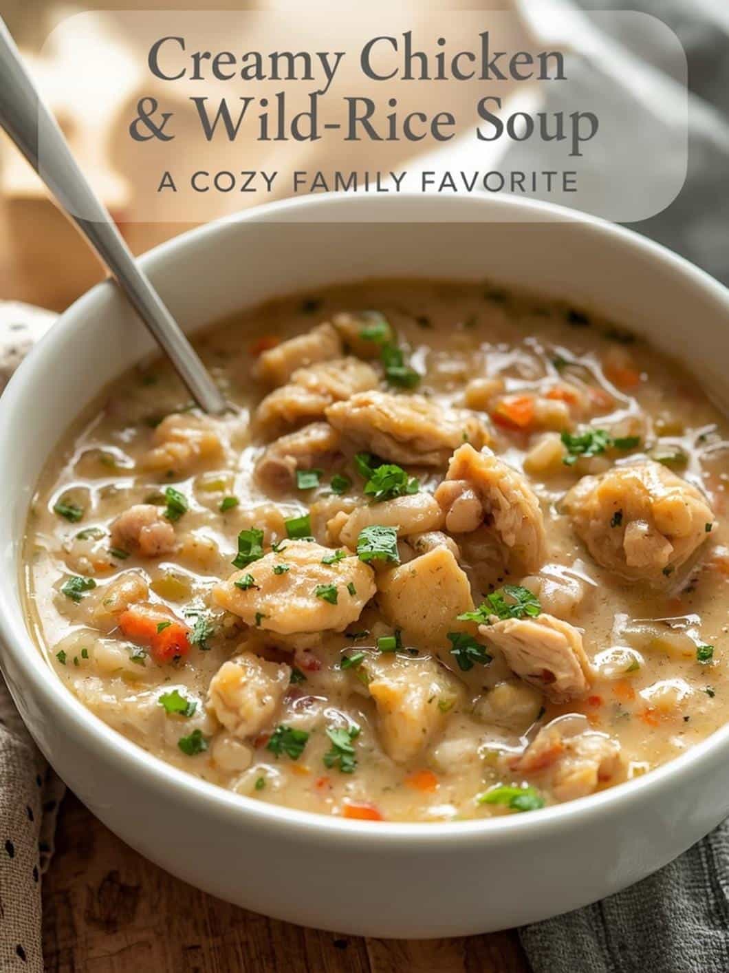 Creamy Chicken & Wild Rice Soup: A Cozy Family Favorite 15 Creamy Chicken & Wild Rice Soup: A Cozy Family Favorite