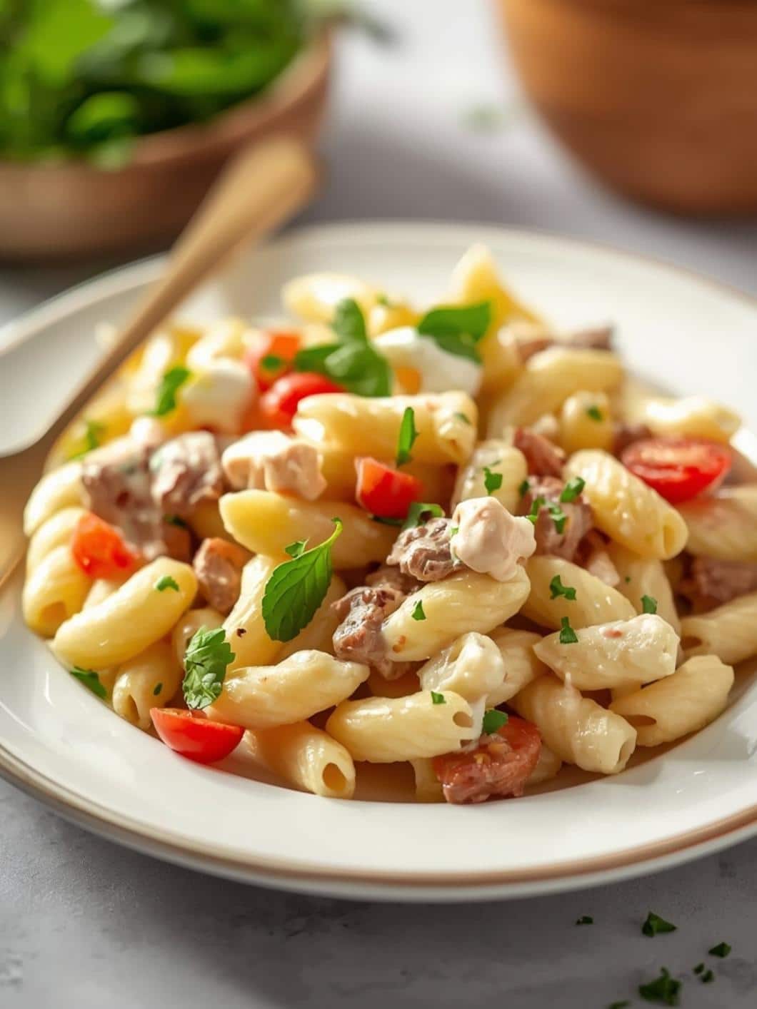 Creamy Dairy-Free Ranch Pasta Salad: Easy & Healthy Gluten-Free Lunch