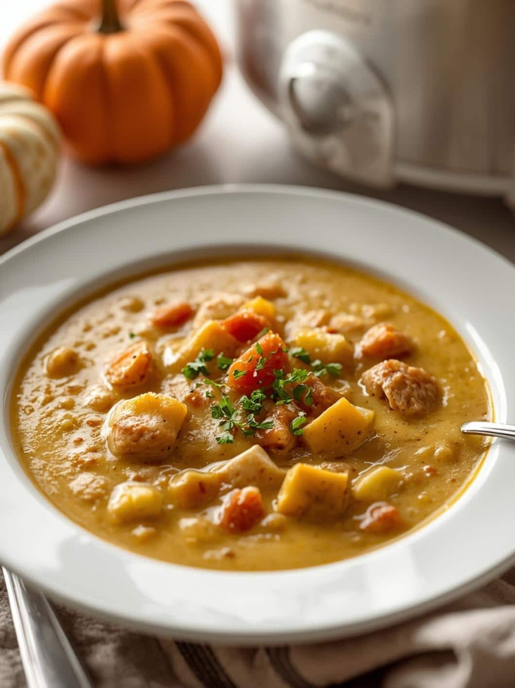 Creamy Pumpkin Chicken Soup: A Cozy Fall Crockpot Meal 15 Creamy Pumpkin Chicken Soup: A Cozy Fall Crockpot Meal