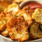 Crispy Parmesan Zucchini Chips: Healthy Snack Alternative 12 =