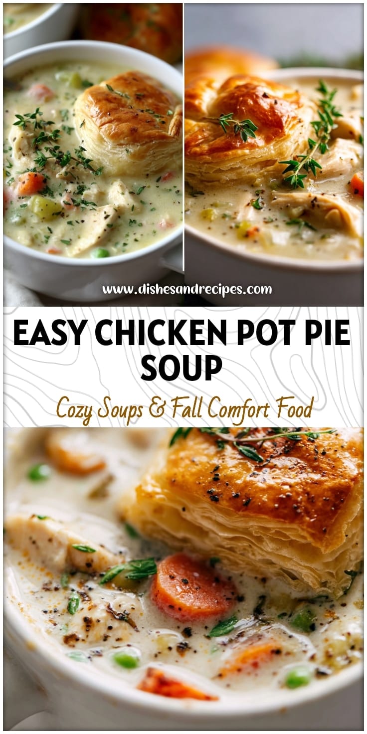 Easy Chicken Pot Pie Soup Recipe: Cozy Comfort in a Bowl