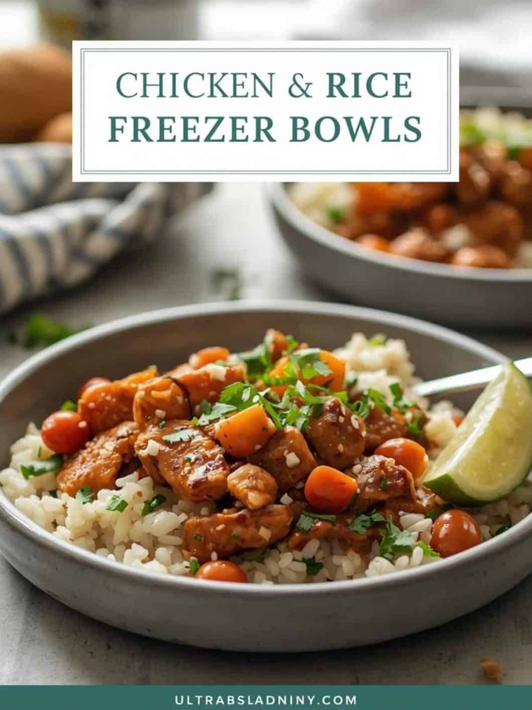 Easy Chicken & Rice Freezer Bowls: Healthy Dinners for the Week