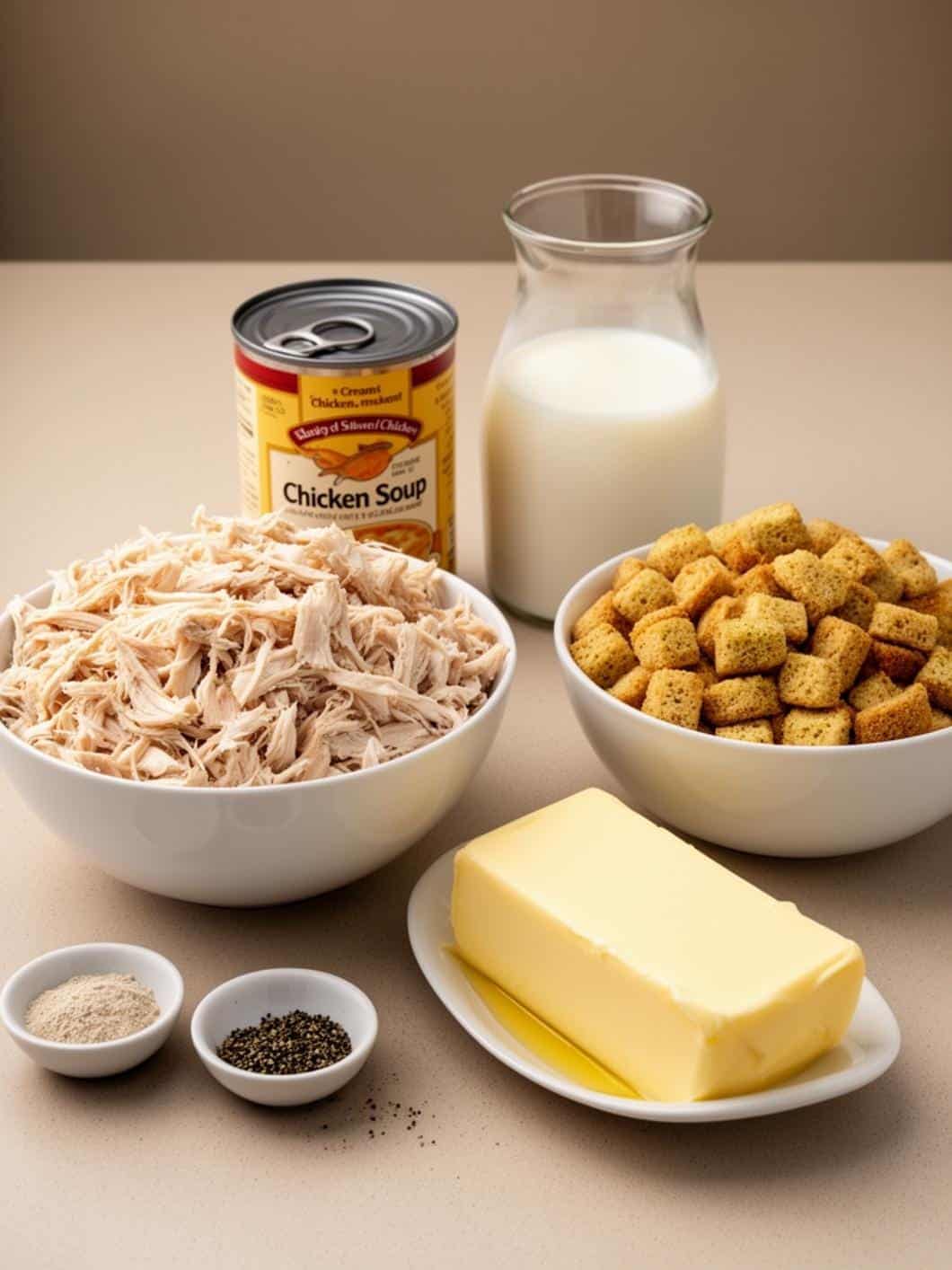 Easy Chicken & Stuffing Casserole Recipe