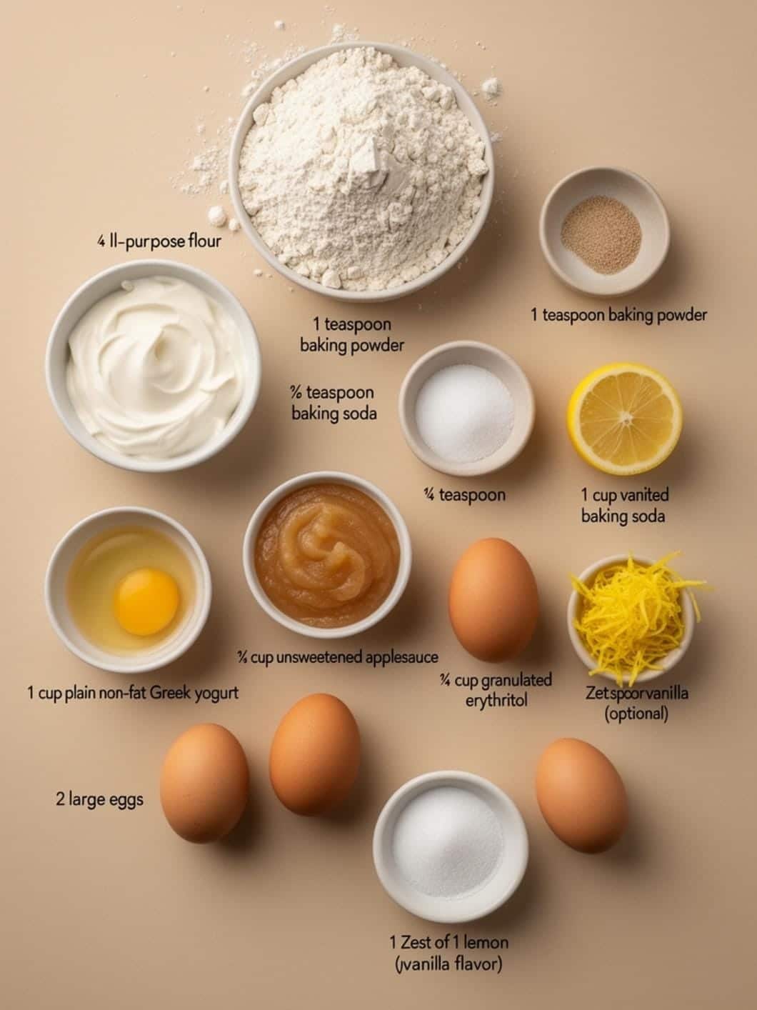 Easy Healthy Yogurt Cake: Low Sugar Dessert for Weight Loss