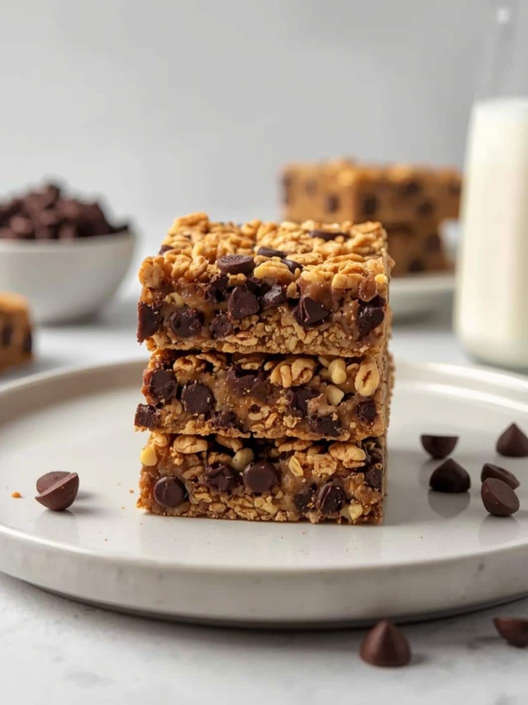 Easy No-Bake Chocolate Chip Granola Bars - Homemade & Kid-Friendly!