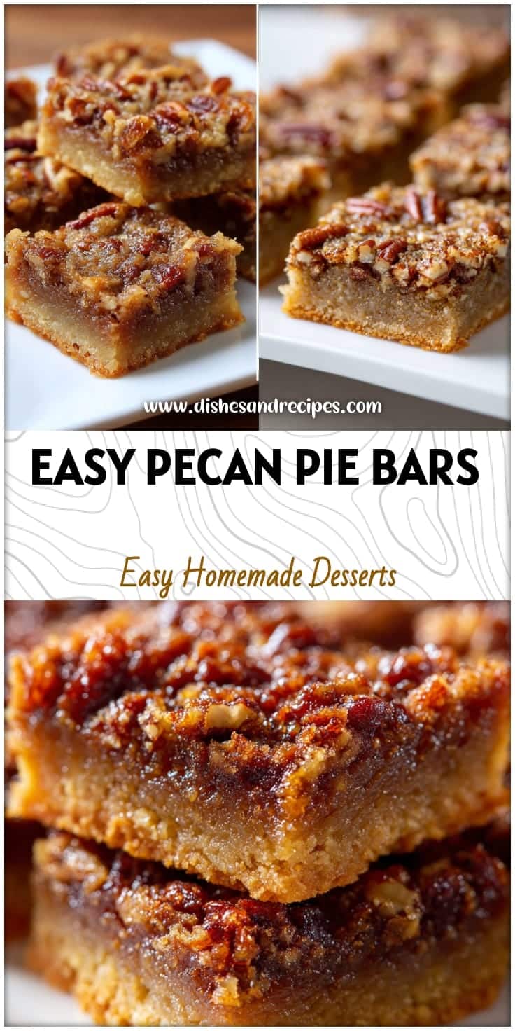 Easy Pecan Pie Bars Recipe - Quick Homemade Dessert