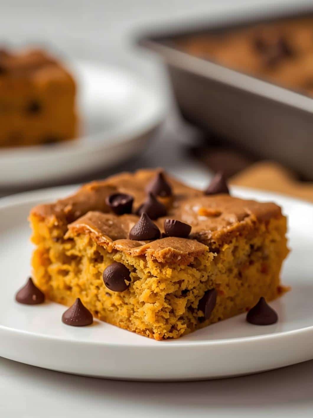 Easy Pumpkin Chocolate Chip Snack Cake Recipe