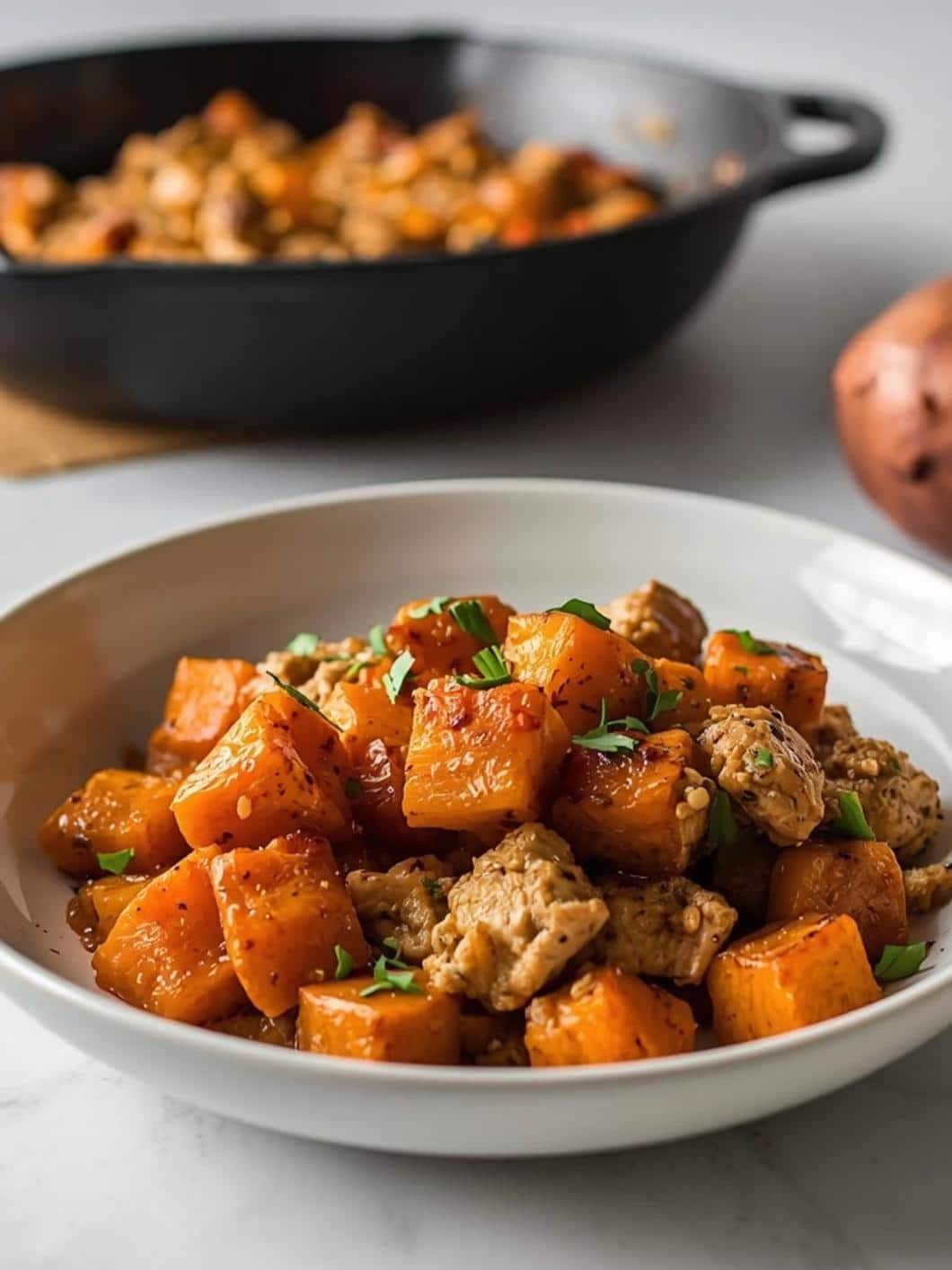 Easy Sweet Potato Chicken Skillet: Healthy Weeknight Dinner Idea 15 Easy Sweet Potato Chicken Skillet: Healthy Weeknight Dinner Idea