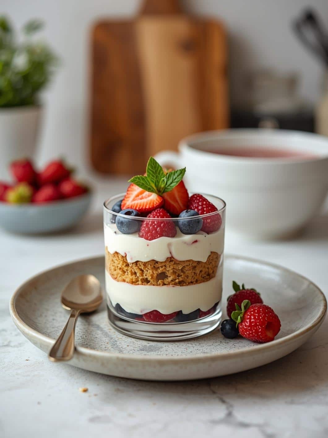 Easy Yogurt & Berry Parfaits for Healthy Lunchboxes & Snacks