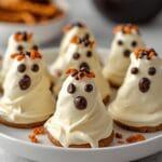 Ghost Pretzel Snack Bites: Easy Halloween Pretzel Ghosts Recipe 12 =
