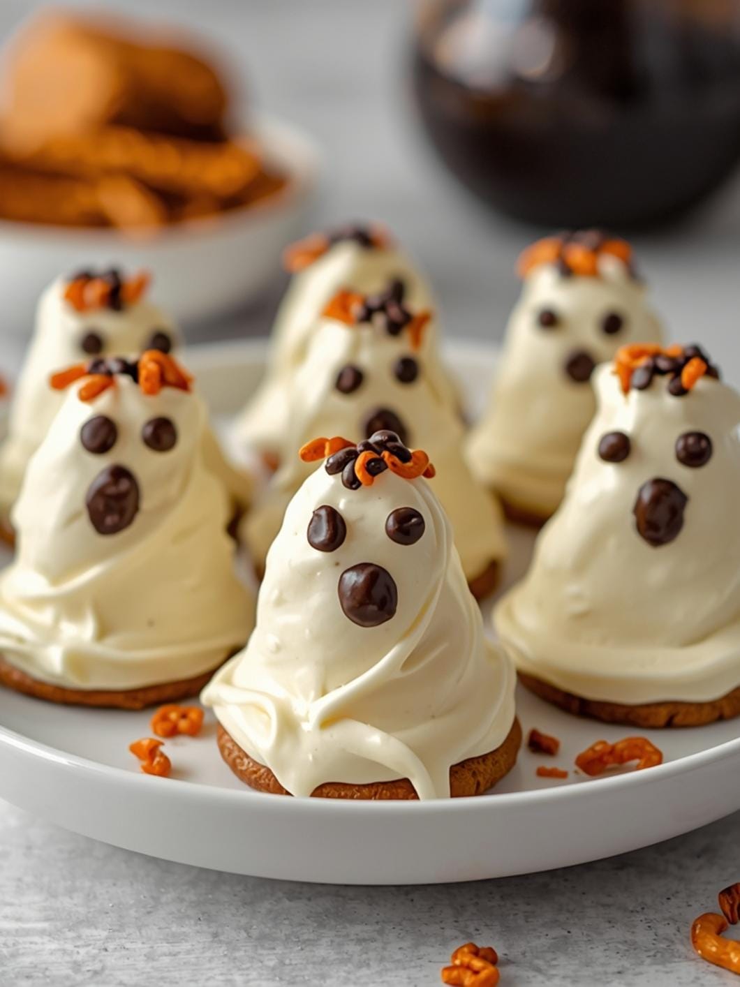 Ghost Pretzel Snack Bites: Easy Halloween Pretzel Ghosts Recipe 11 Ghost Pretzel Snack Bites: Easy Halloween Pretzel Ghosts Recipe