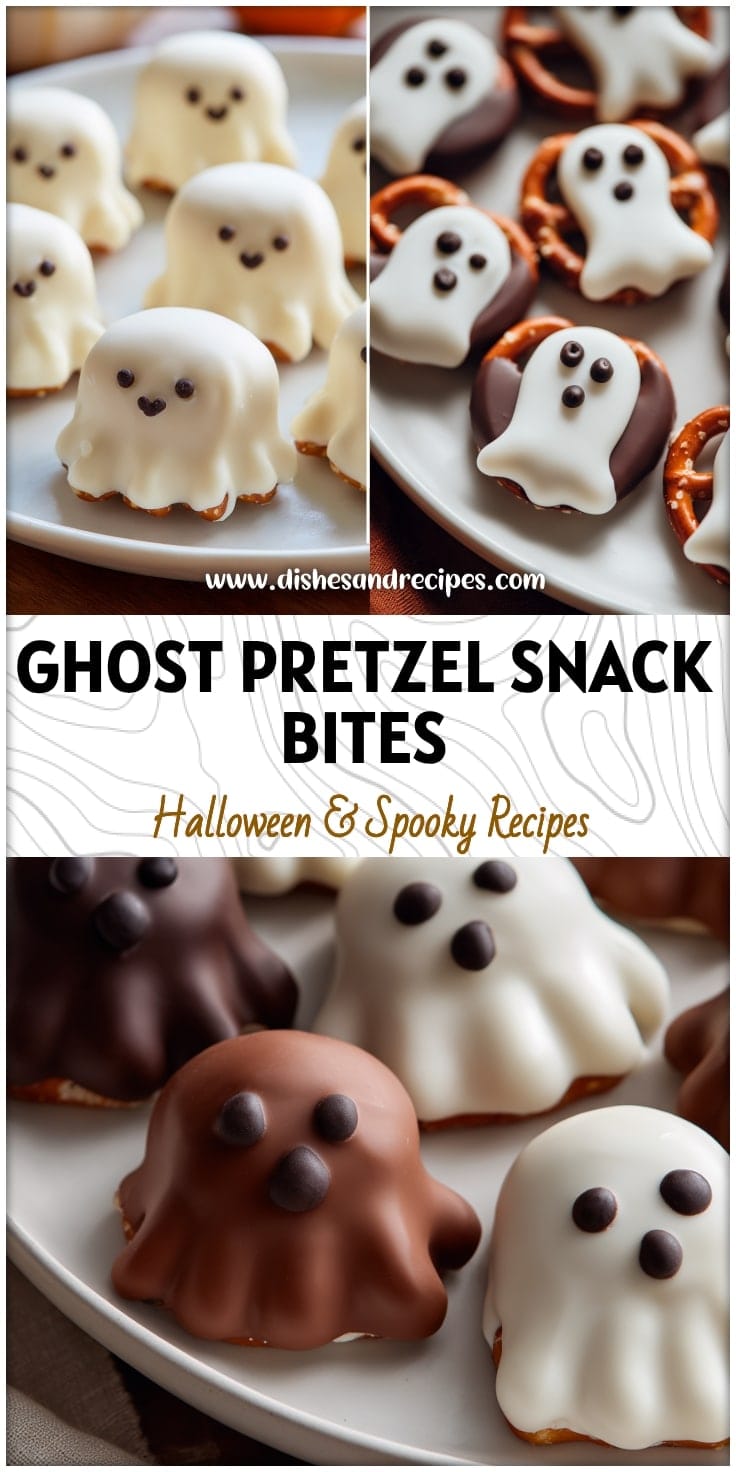 Ghost Pretzel Snack Bites: Easy Halloween Pretzel Ghosts Recipe 14 Ghost Pretzel Snack Bites: Easy Halloween Pretzel Ghosts Recipe