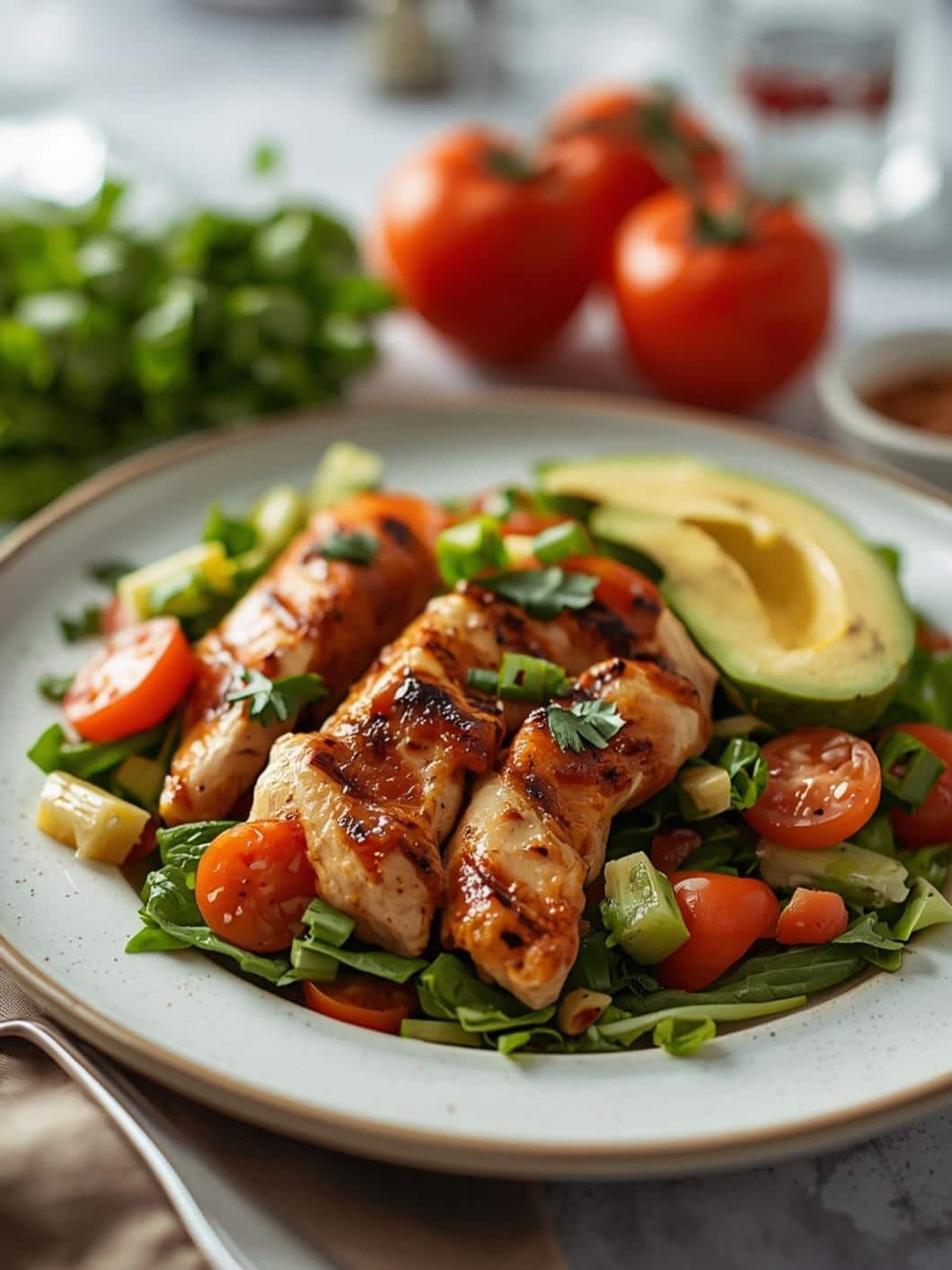 Grilled Chicken Fajita Salad: Healthy & Flavorful Main Meal