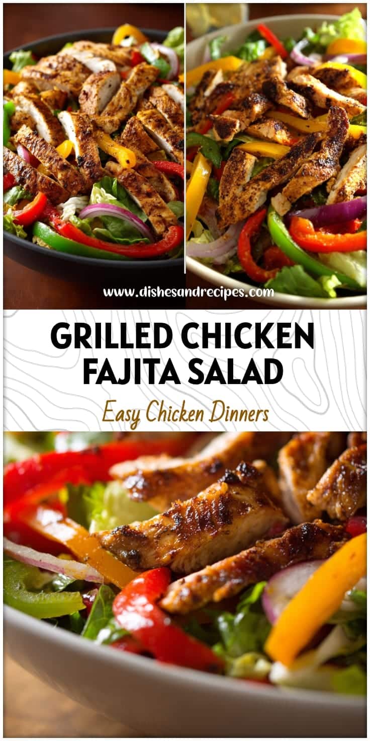 Grilled Chicken Fajita Salad: Healthy & Flavorful Main Meal