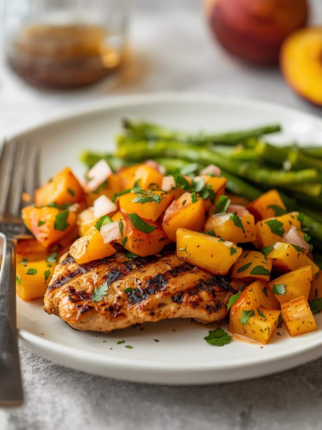 Grilled Chicken with Fresh Peach Salsa: Easy Summer Dinner Recipe