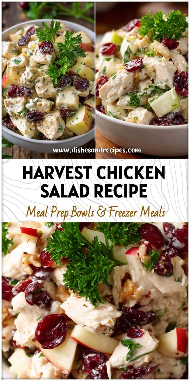 Harvest Chicken Salad with Apples & Cranberries