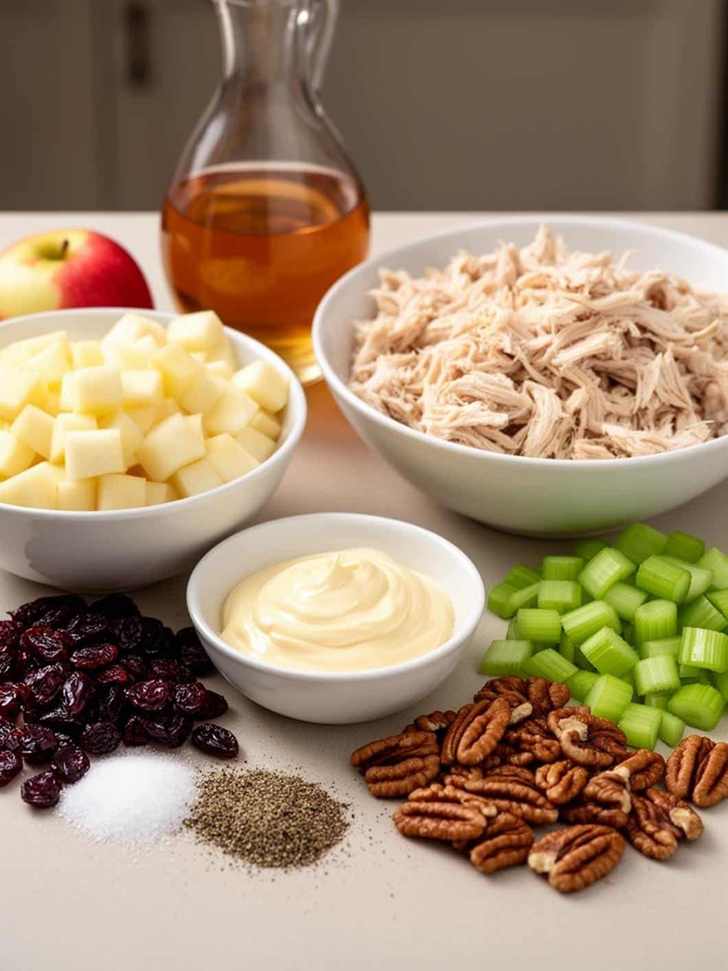Harvest Chicken Salad with Apples & Cranberries