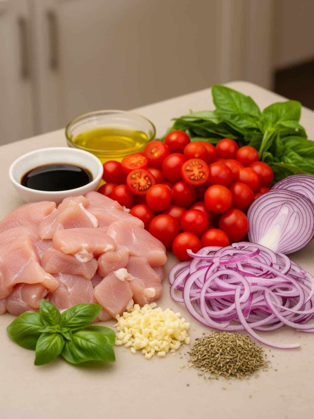 Healthy Balsamic Chicken Dinner: Quick & Delicious One-Pan Meal