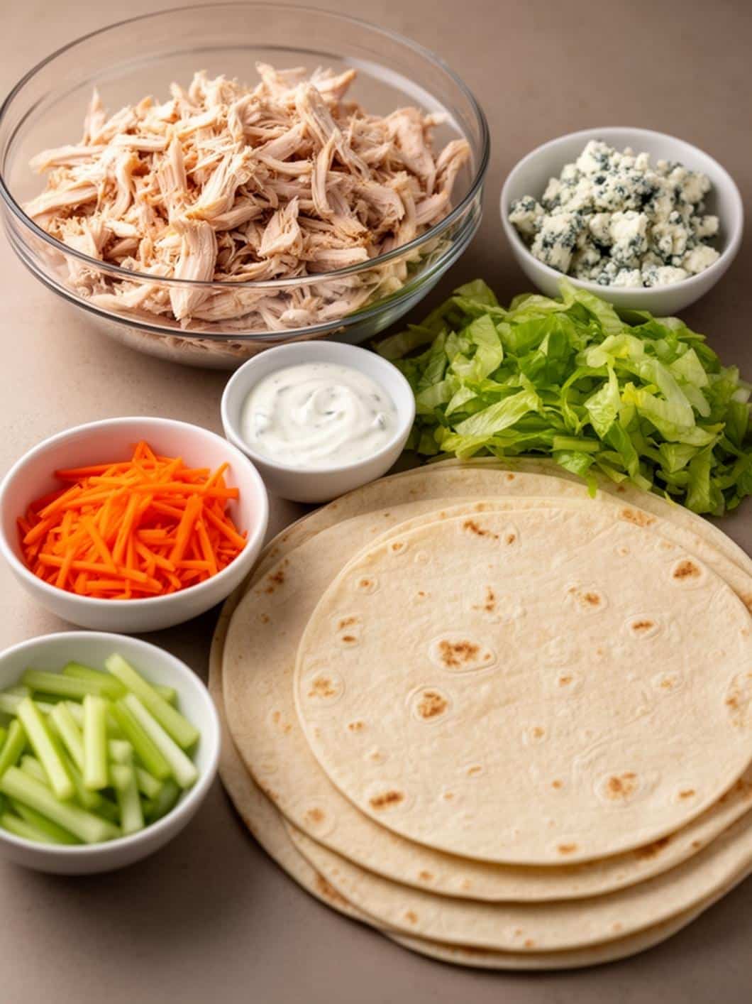 Healthy Buffalo Chicken Wraps – Perfect for Lunchboxes & Quick Meals!