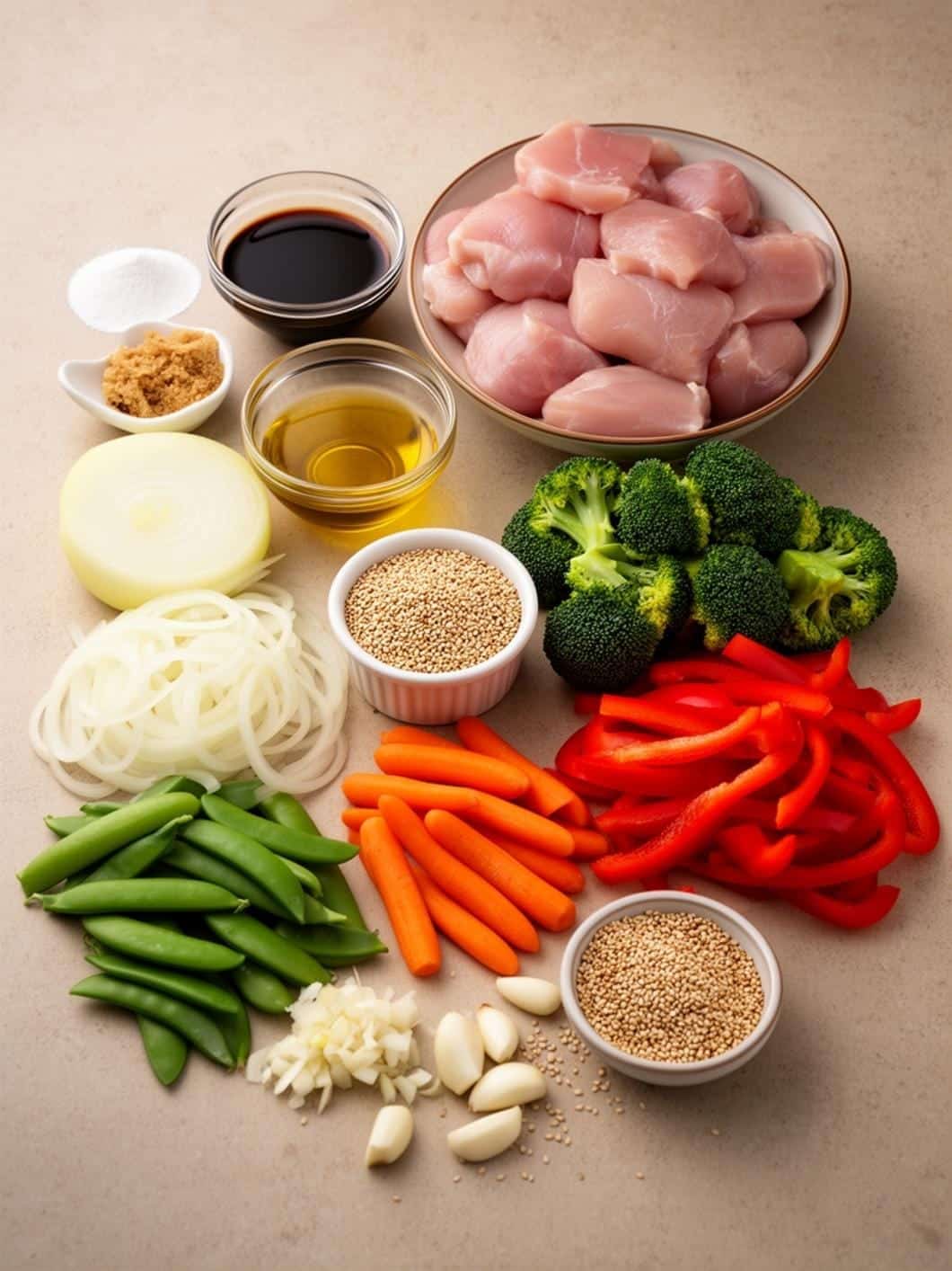 Healthy Chicken & Veggie Stir Fry Recipe - Easy Dinner Idea!