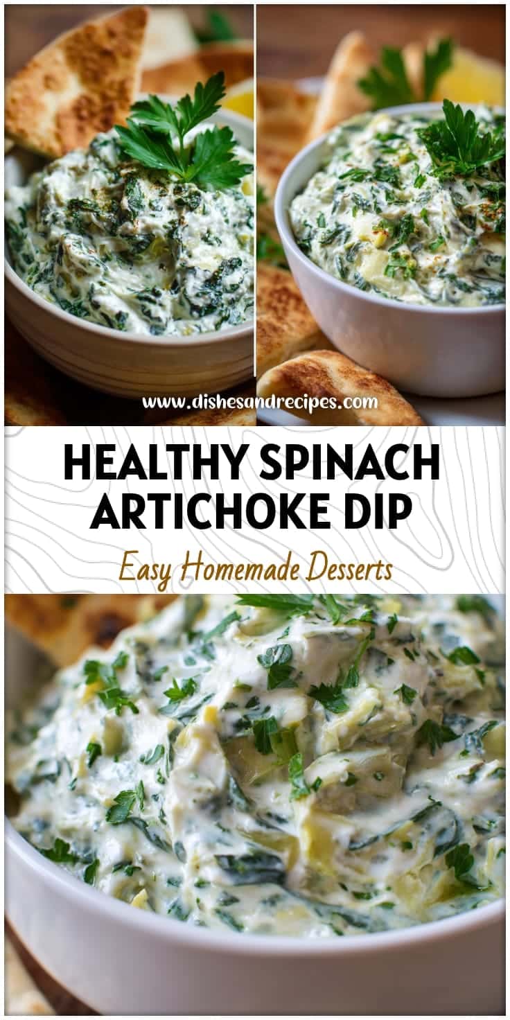Healthy Greek Yogurt Spinach Artichoke Dip Recipe
