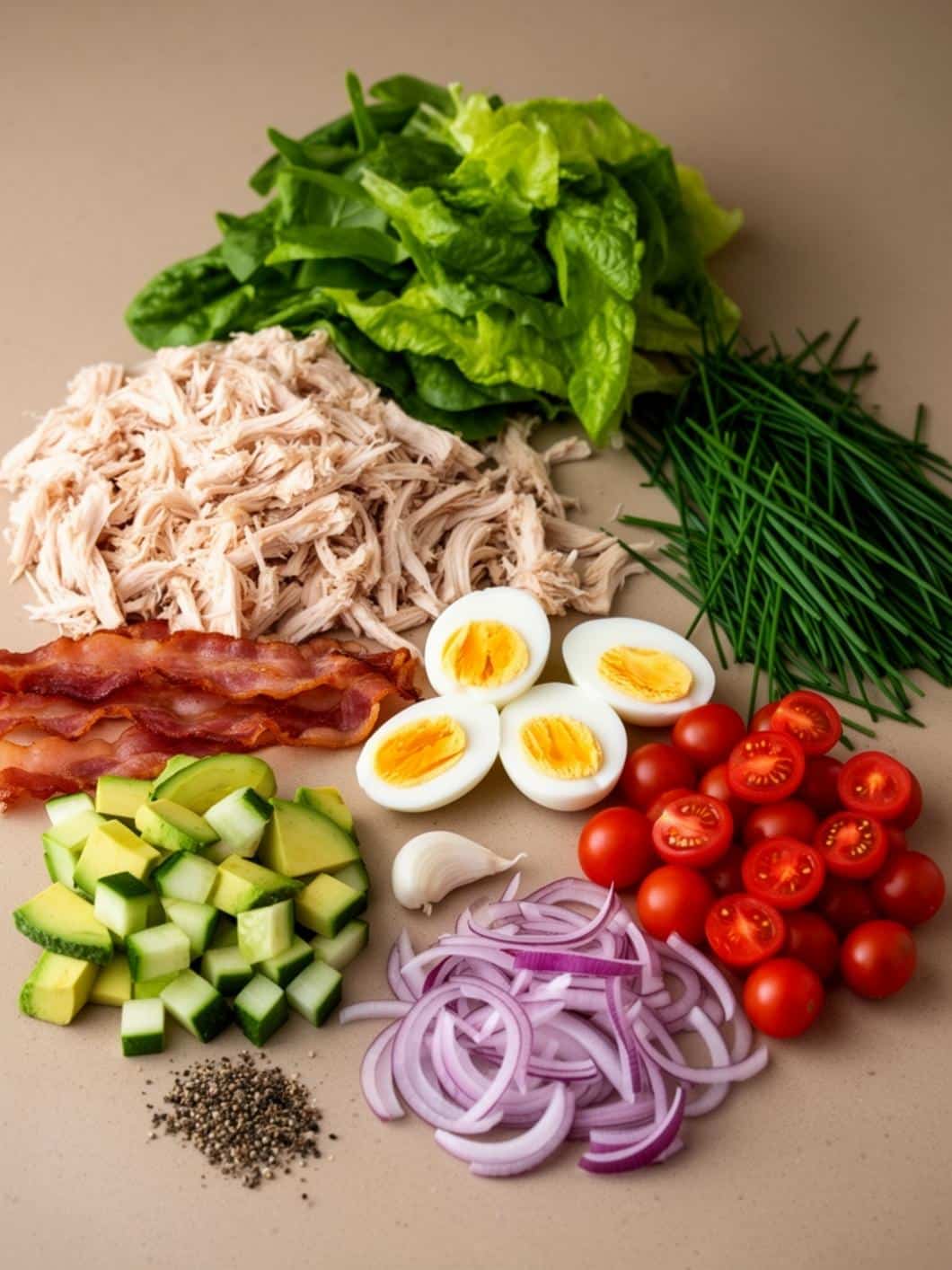 Healthy Summer Chicken Cobb Salad Recipe
