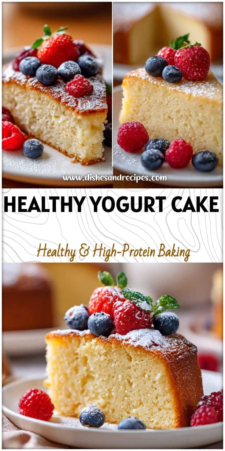 Easy Healthy Yogurt Cake: Low Sugar Dessert for Weight Loss