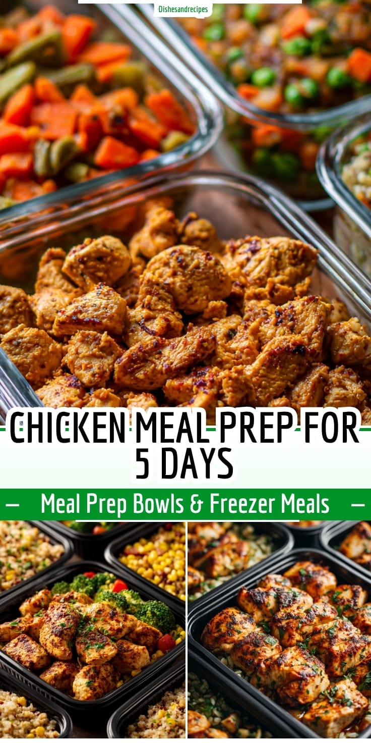 High-Protein Chicken Meal Prep for 5 Days