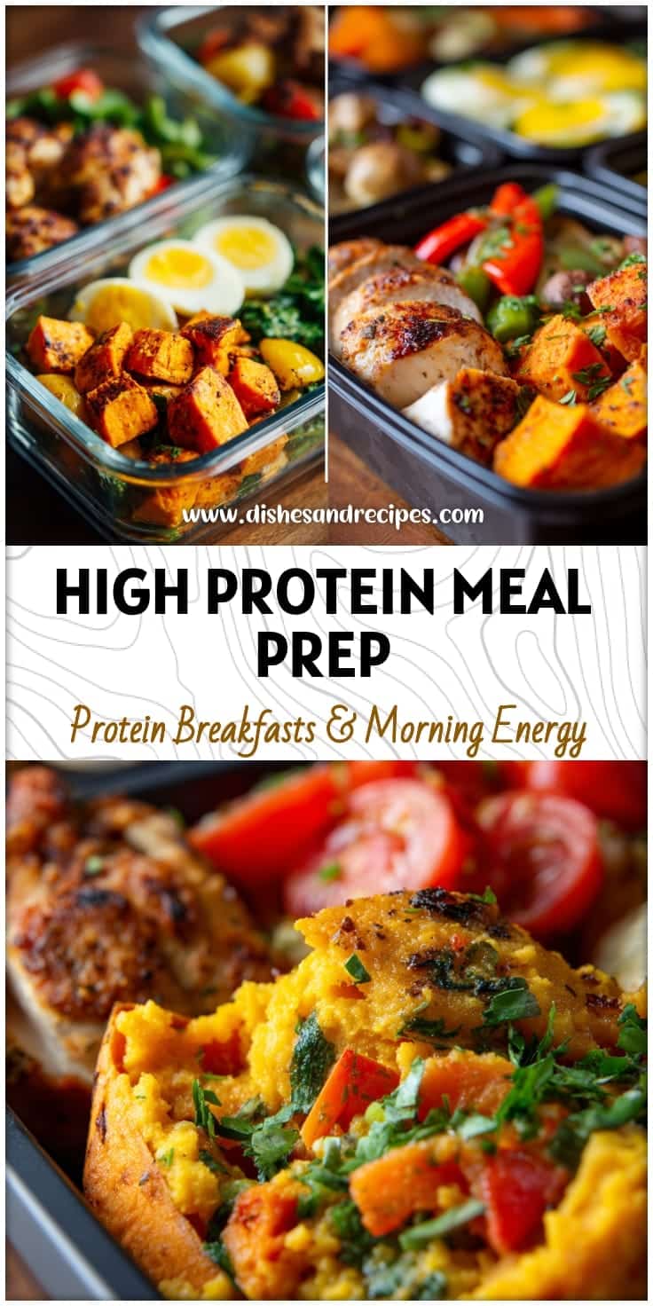 High Protein Breakfast & Chicken Dinner Meal Prep 14 High Protein Breakfast & Chicken Dinner Meal Prep