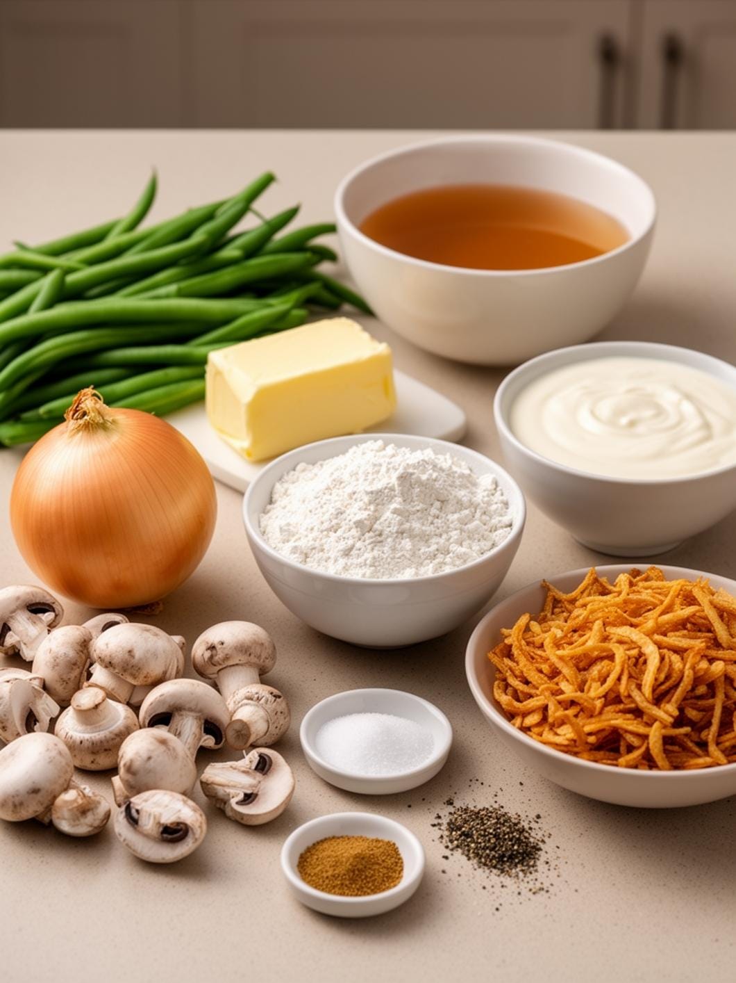 Homemade Green Bean Casserole from Scratch - A Family Favorite Recipe