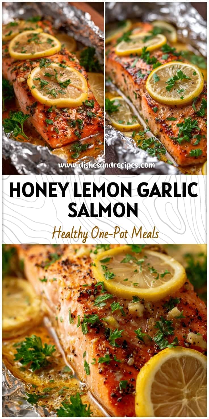 Honey Lemon Garlic Salmon Baked in Foil – Easy & Delicious!