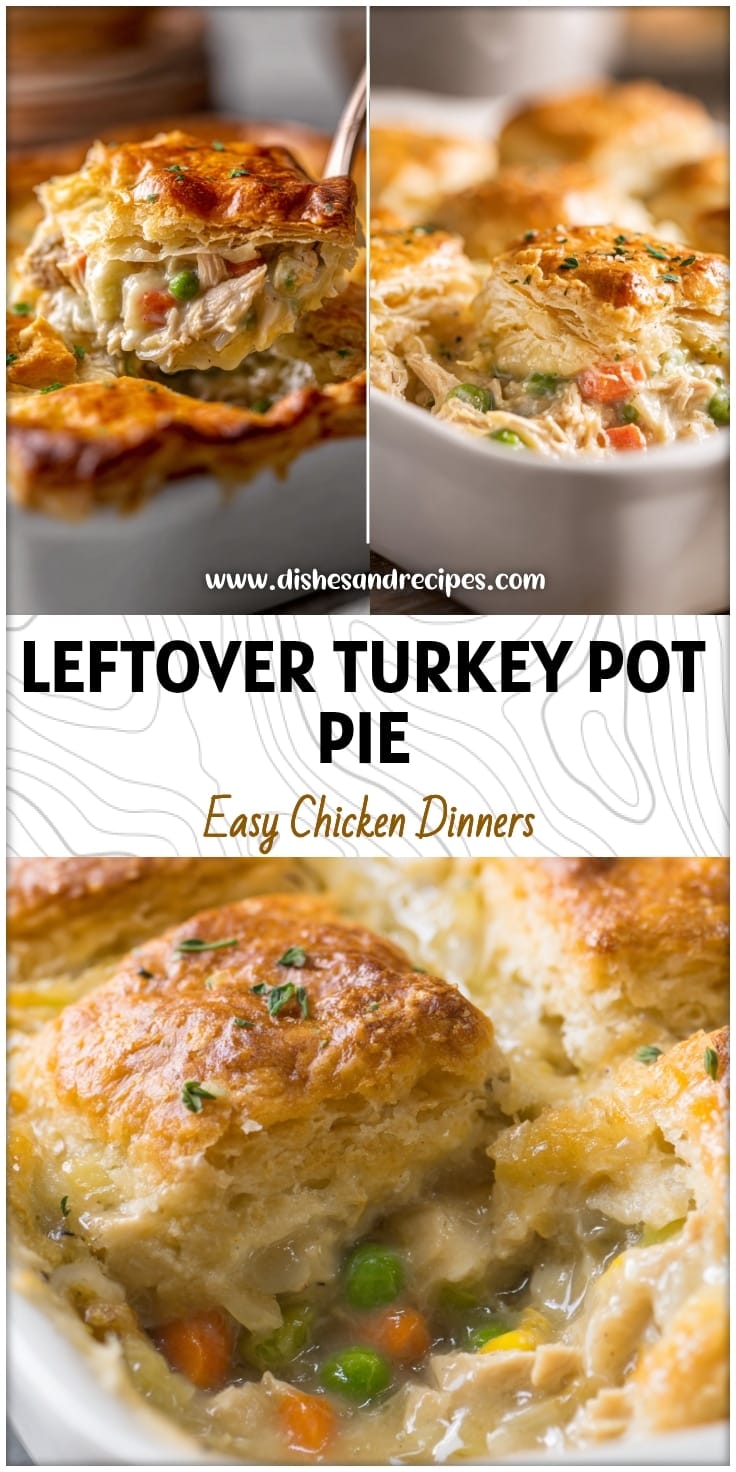 Easy Leftover Turkey Pot Pie Casserole Recipe
