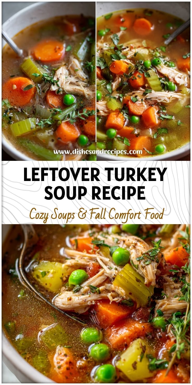 Easy Leftover Turkey Vegetable Soup Recipe