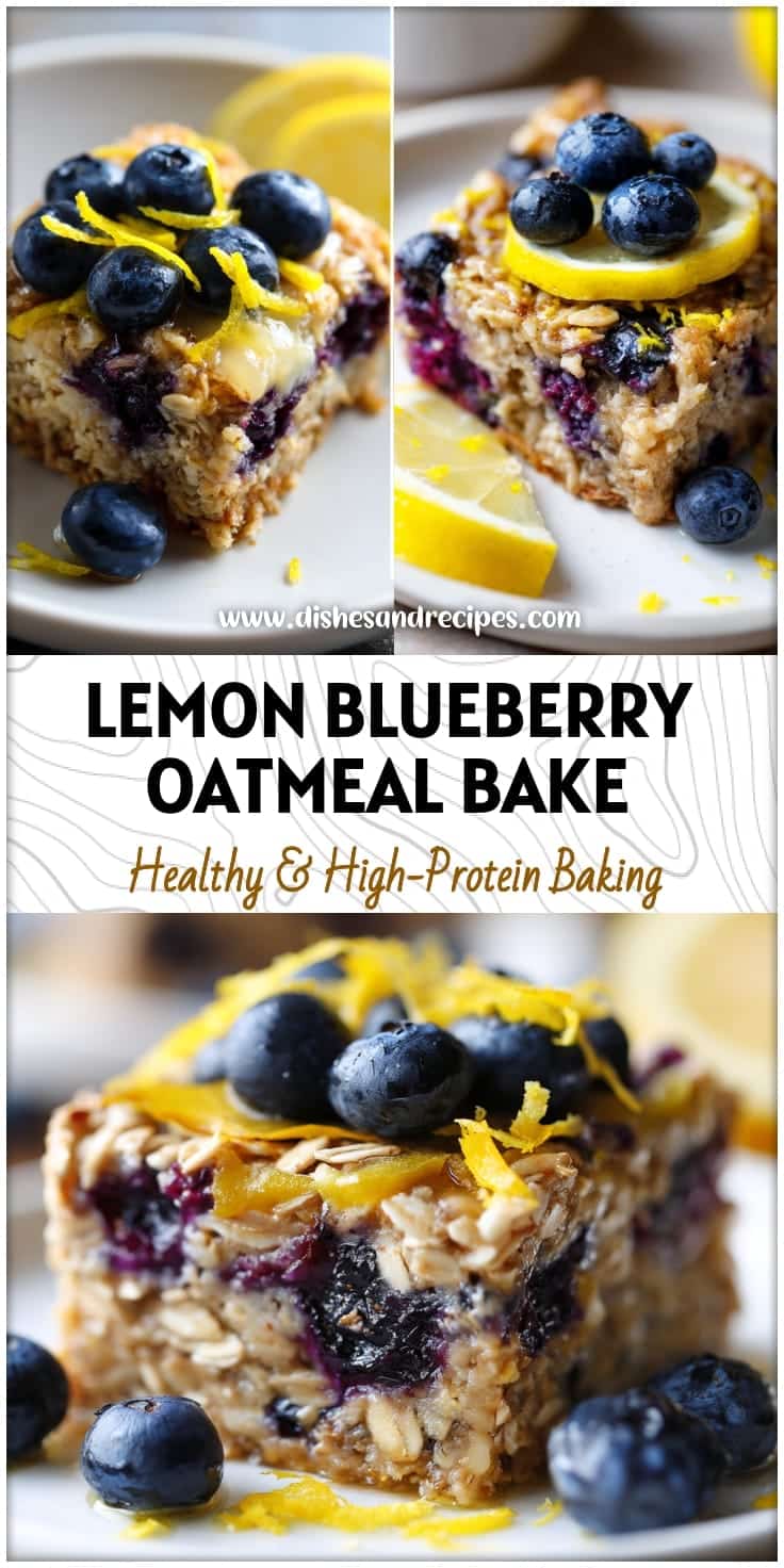 Lemon Blueberry Oatmeal Bake: Easy & Delicious Baked Oats Recipe