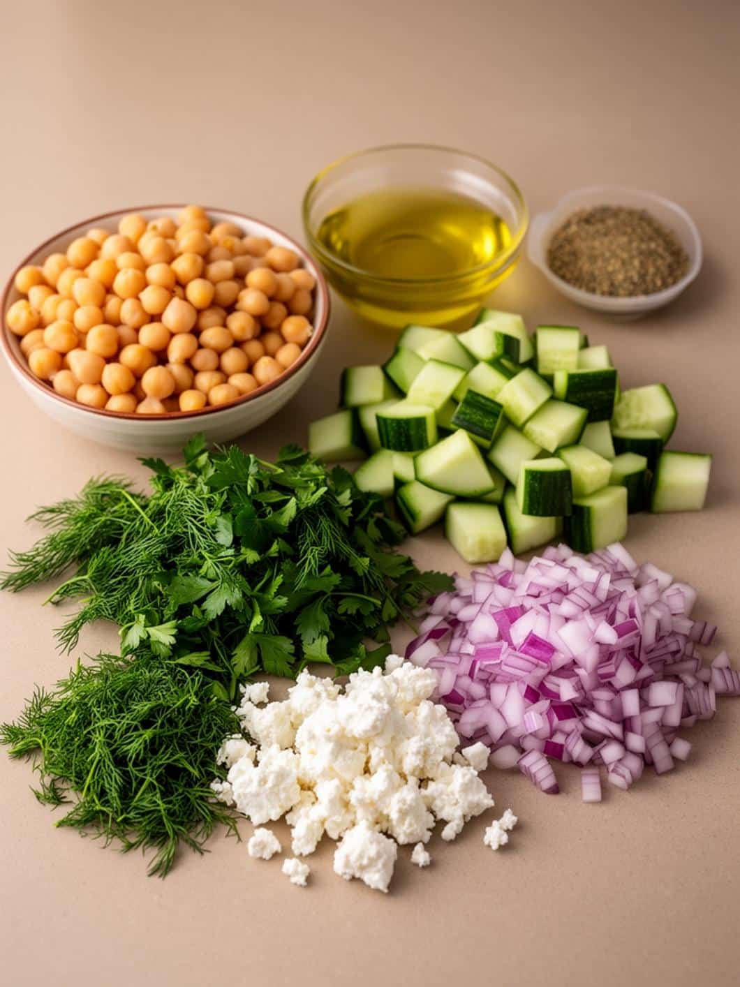 Lemon Cucumber Chickpea Salad: Refreshing & Protein-Packed