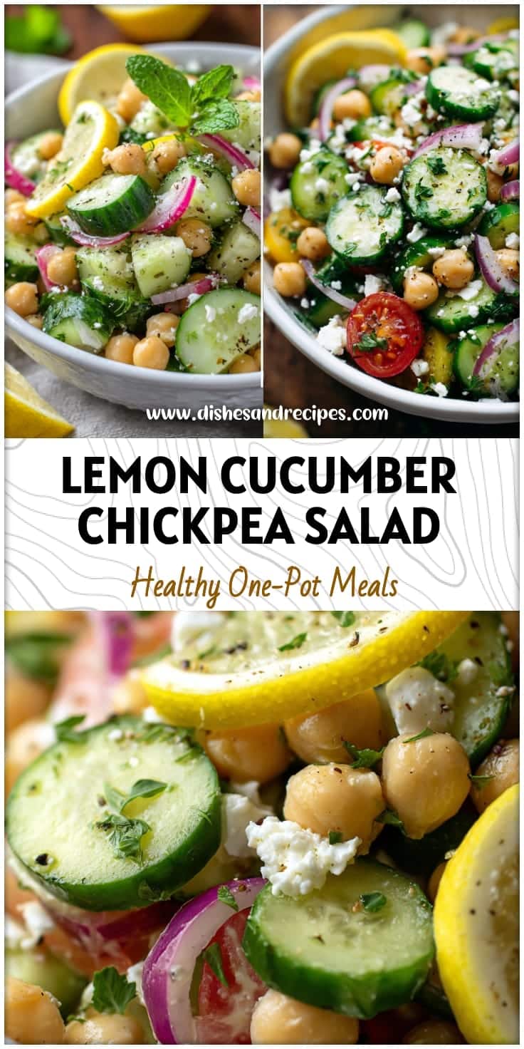 Lemon Cucumber Chickpea Salad: Refreshing & Protein-Packed