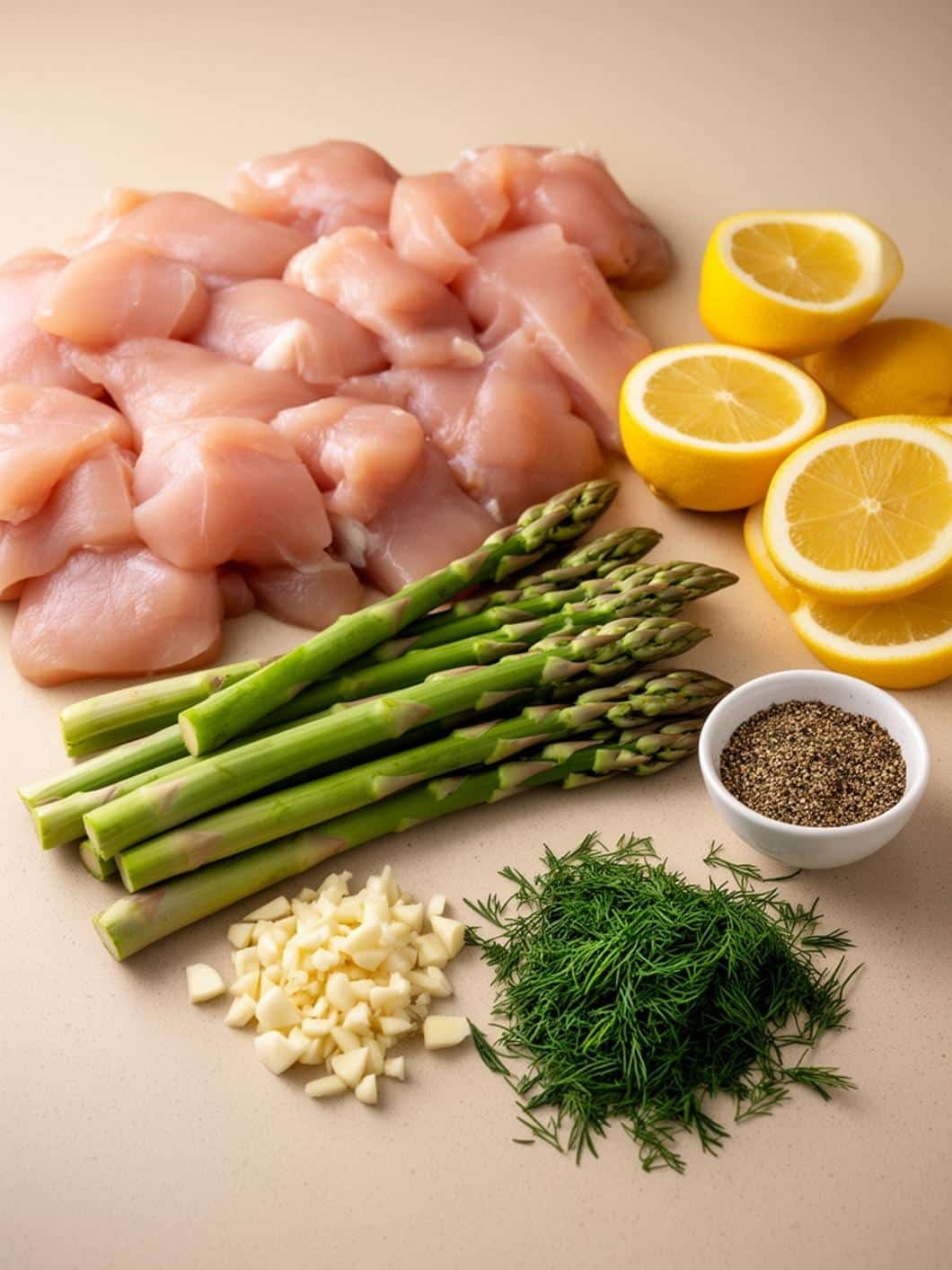 Lemon Garlic Chicken & Asparagus Skillet: Easy One-Pan Dinner Idea