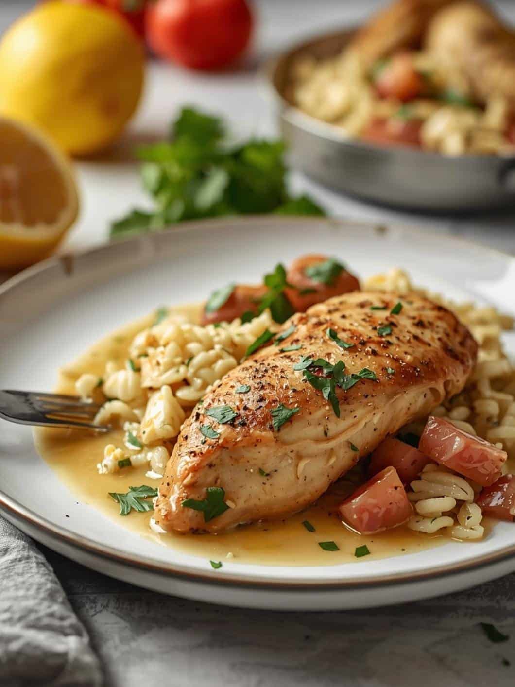 Lemon Herb Chicken Dinner: Quick & Healthy in 20 Minutes