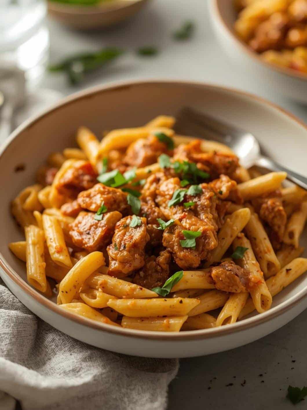 Meal Prep: Creamy Cajun Chicken Pasta for 5 Days