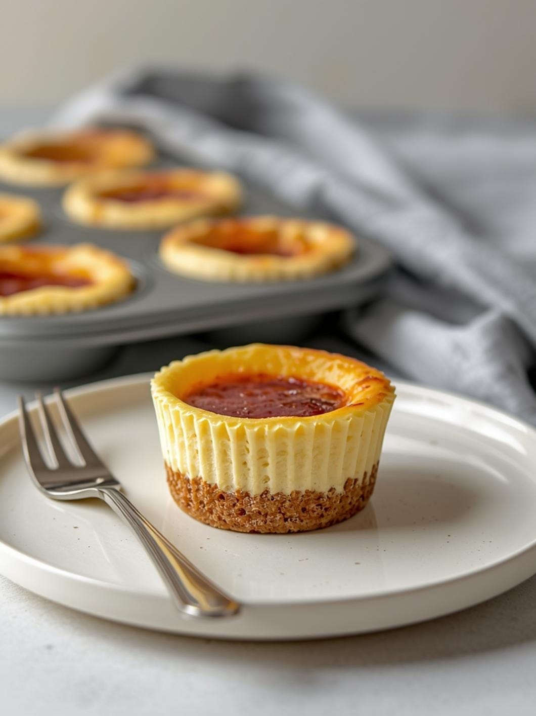 Mini Cheesecake Cups in Muffin Tins - Easy & Delicious!