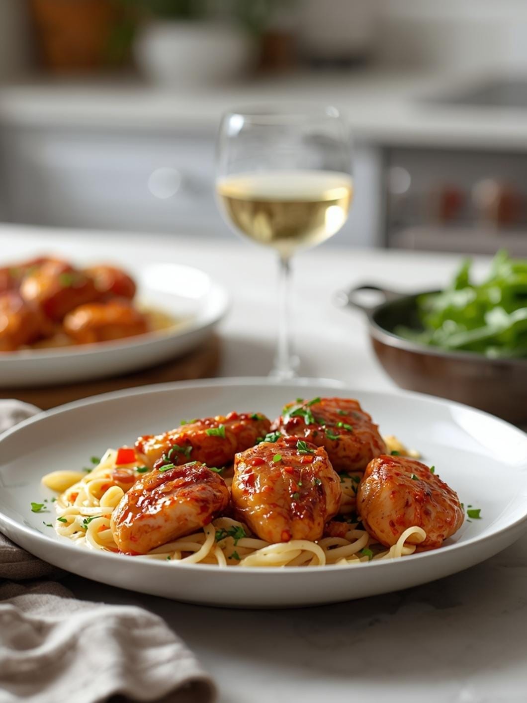 One-Pan Garlic Chicken: 35g Protein, Easy & Healthy Dinner