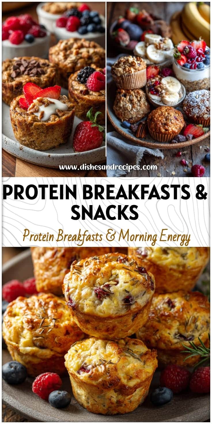 Healthy Protein Breakfasts & Easy On-the-Go Snacks